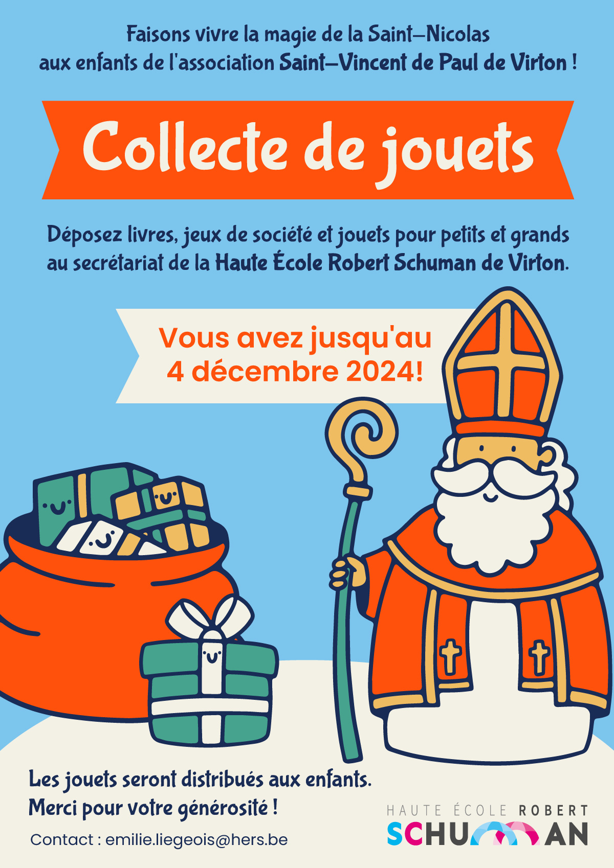 Affiche St Nicolas Virton 2024