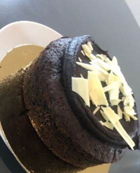 Photo de dessert danois : un muffin au chocolat