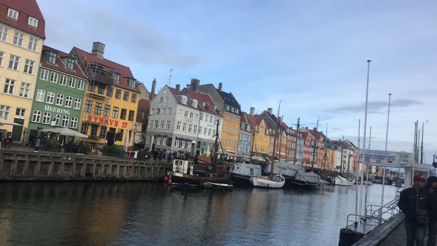Photo du vieux port de Copenhague