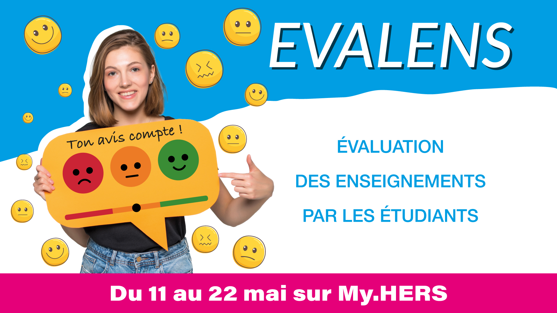 Évaluation des enseignements par les étudiants : donne ton avis !